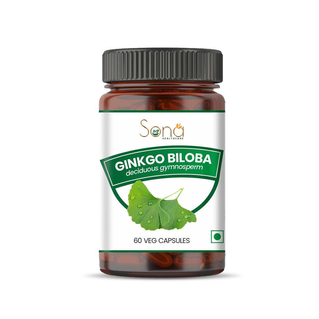 Sona Healthcare Ginkgo Biloba Capsule -60 Cap Pack of 1