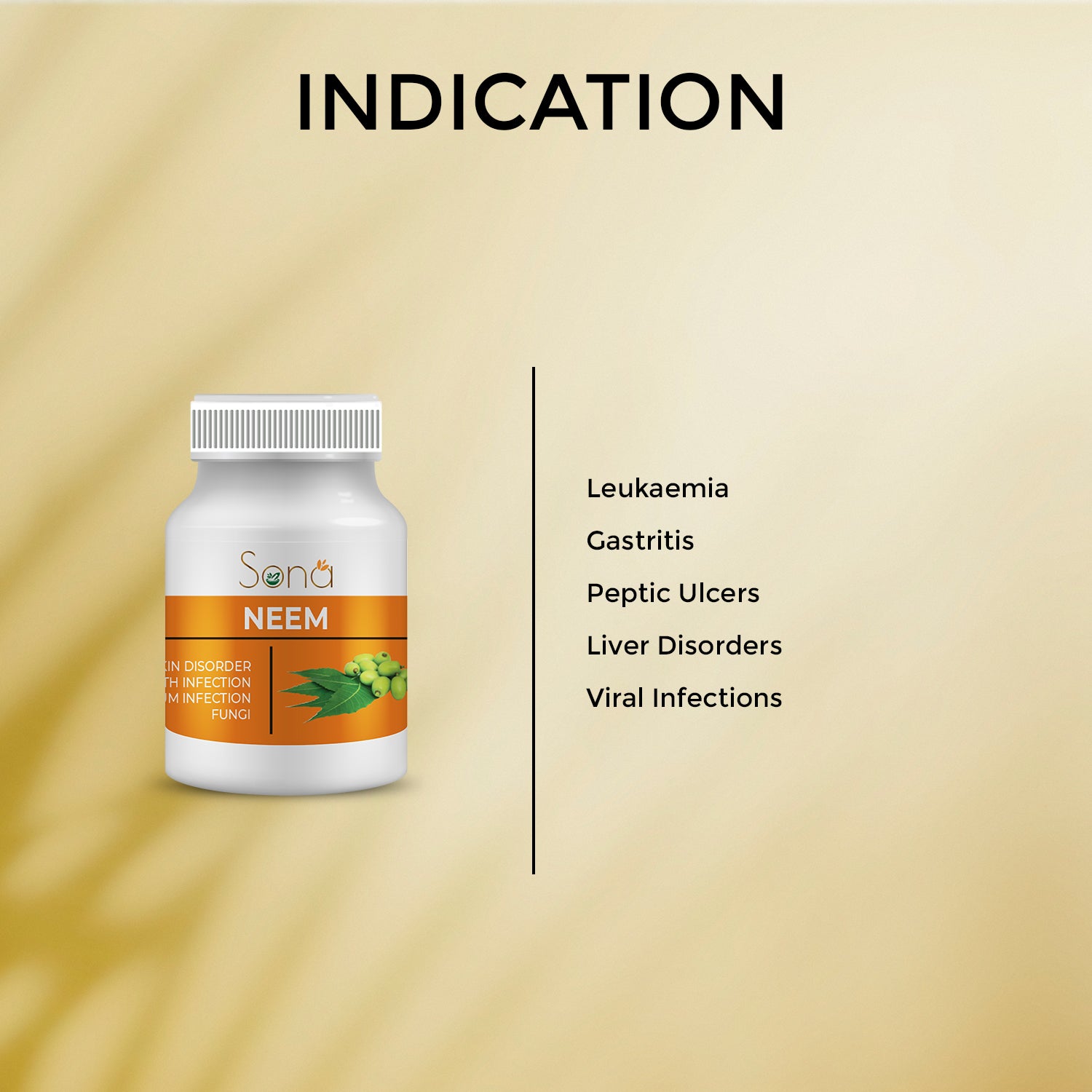 Sona Neem Vati - 60 Tablets