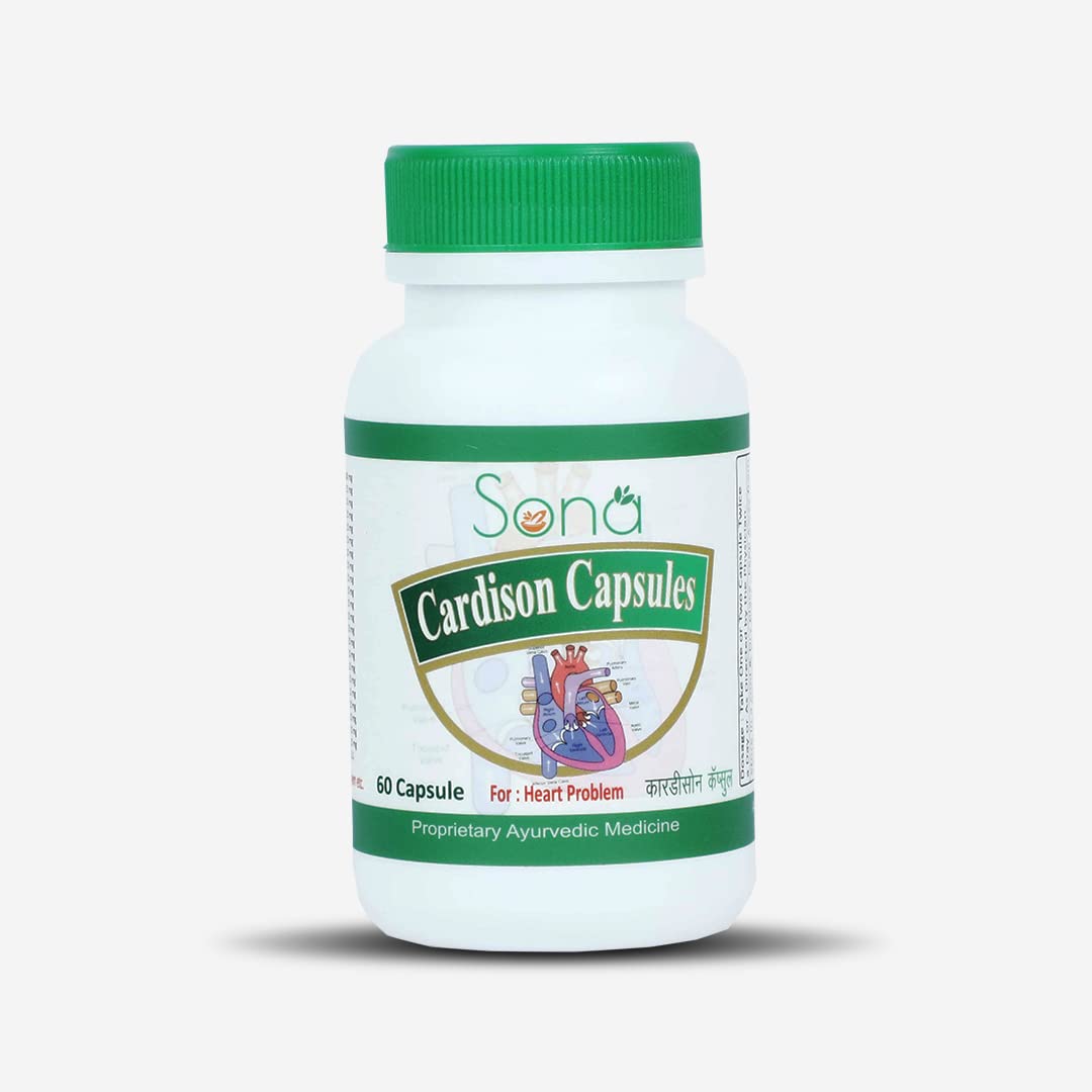 Sona Cardison Capsule for Healthy Heart - 60 Capsules (Pack of 2)