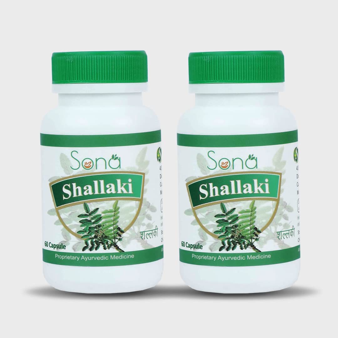 Sona Shallaki Capsules - 60 Capsules (Pack of 2)
