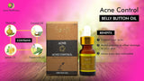Sona Healthcare Belly Button Oil for Acne & Dark Spots | Acne Ayurvedic Nabhi Oil for Skin Health Improvement | Contains Lavender Oil, Neem Oil for Skin | Blend of Cold Pressed Essential Oils - 15ml