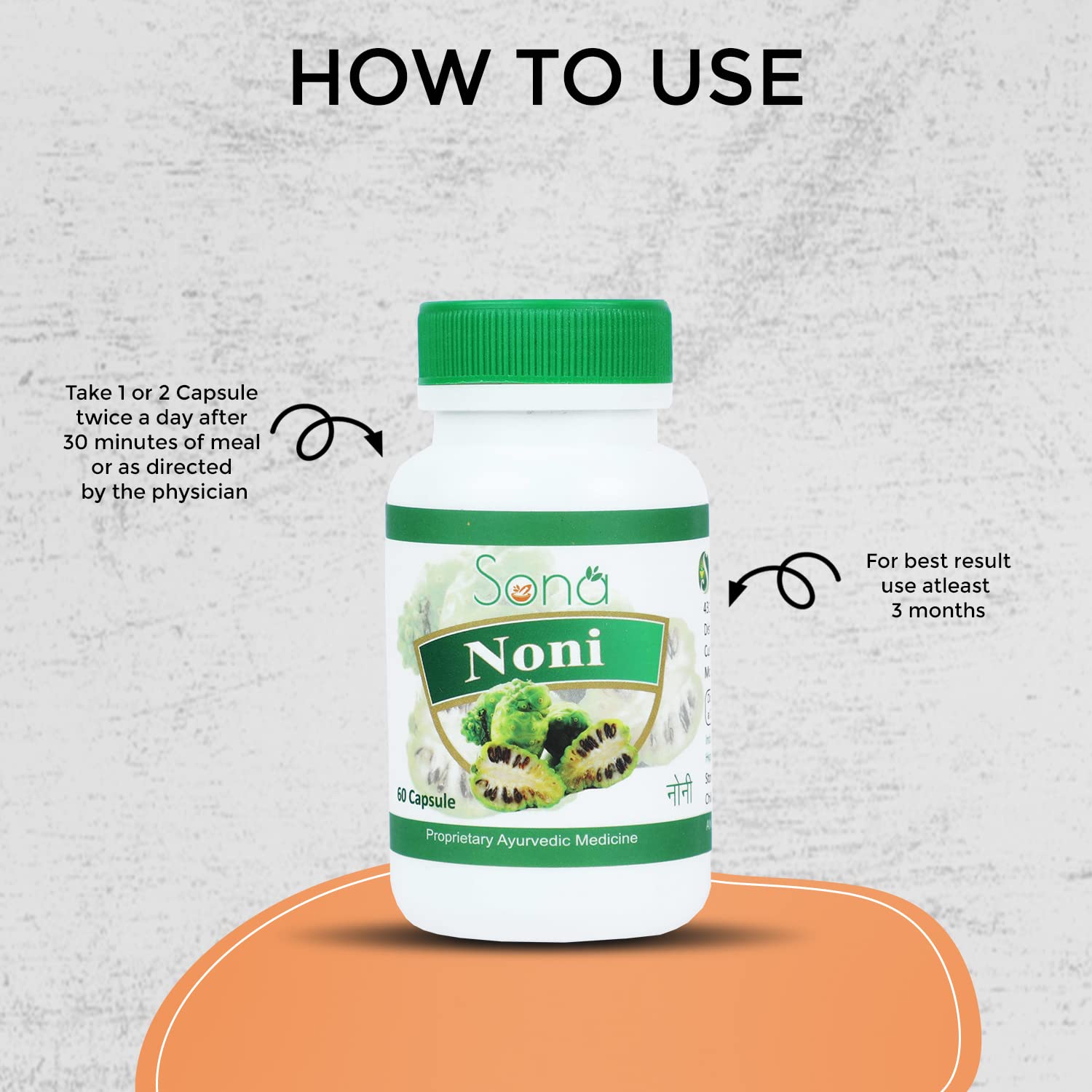 Sona Noni for Better Immune System - 60 Capsules (Pack of 3)