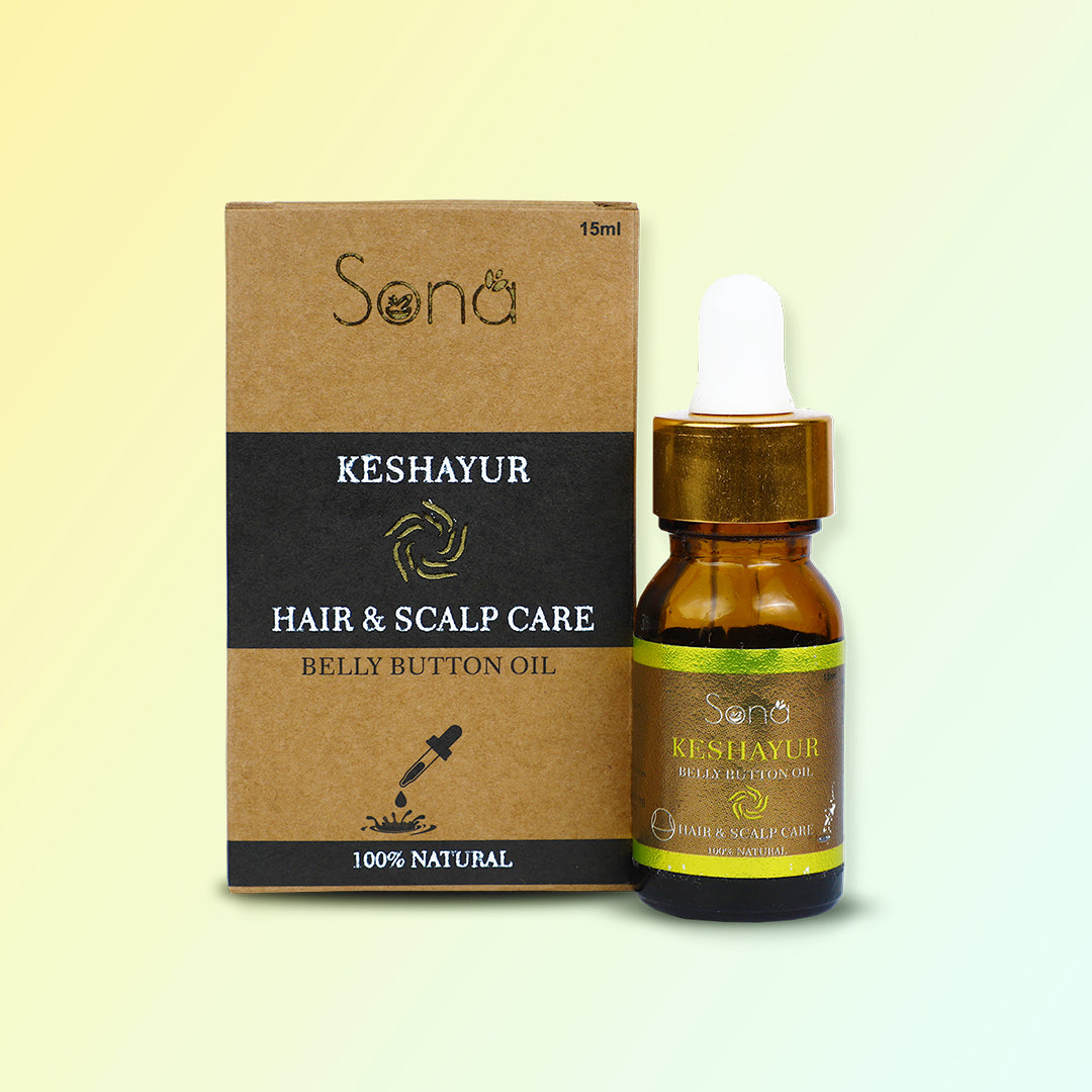 Ultimate Hair Care Kit for Hair Fall Control - Keshayur Hair Oil + Belly button Oil + Charcol Shampoo & Conditioner