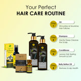 Ultimate Hair Care Kit for Hair Fall Control - Keshayur Hair Oil + Belly button Oil + Charcol Shampoo & Conditioner