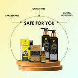 Ultimate Hair Care Kit for Hair Fall Control - Keshayur Hair Oil + Belly button Oil + Charcol Shampoo & Conditioner
