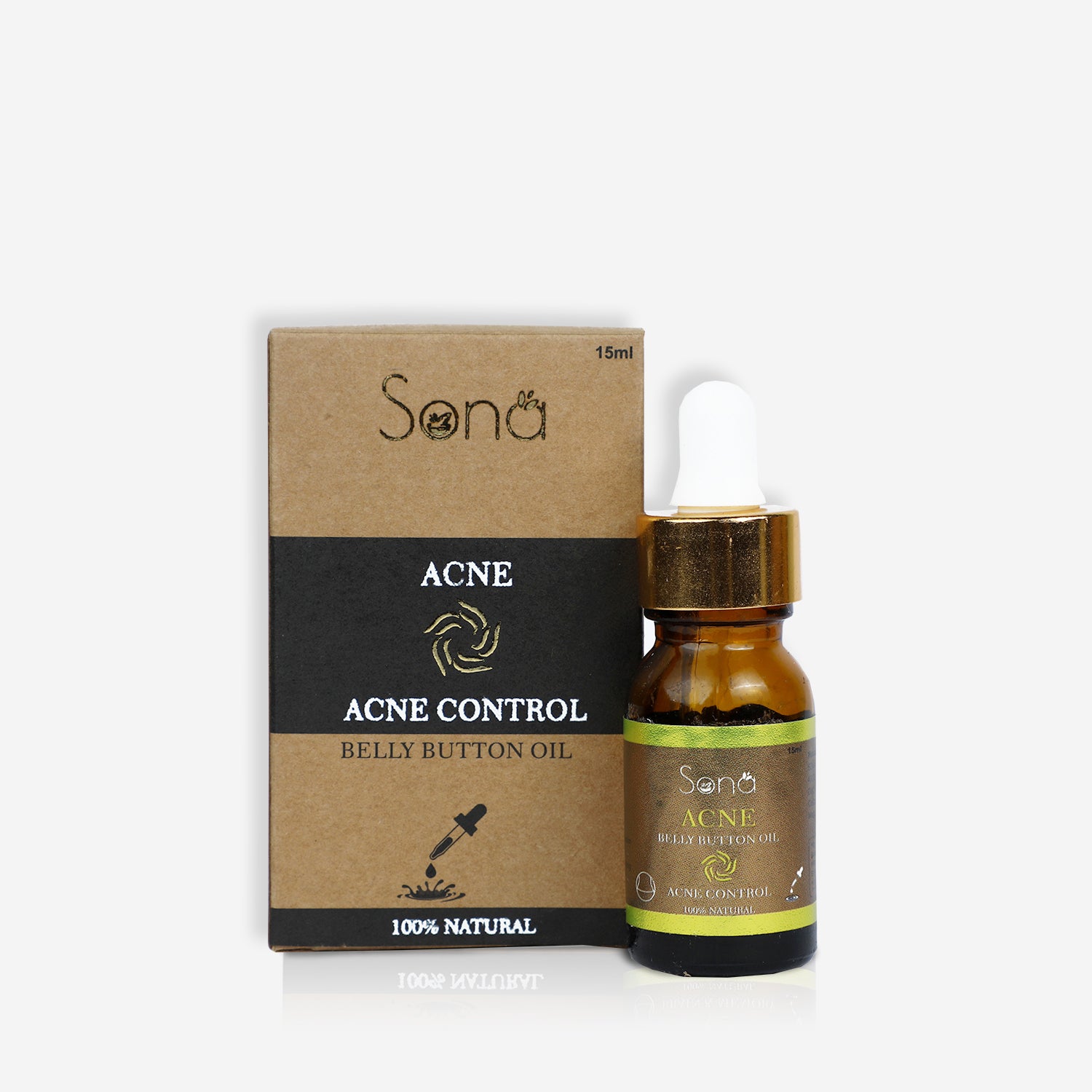 Sona Acne Belly Button Oil for Acne Control - 15 ml