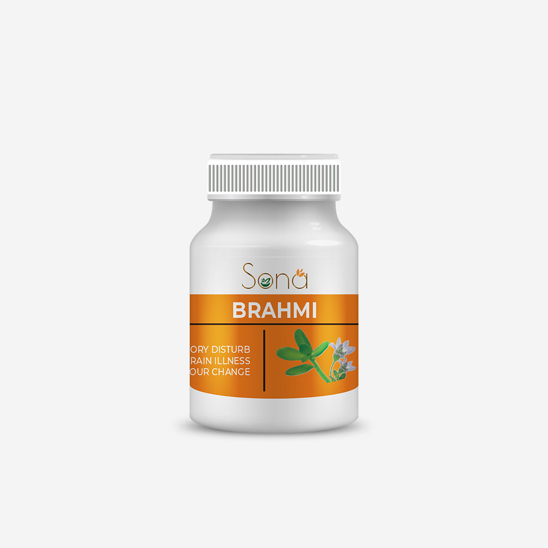 Sona Brahmi - 60 Tablets | Pure Herbs for Mind Wellness | Helps Improve Alertness