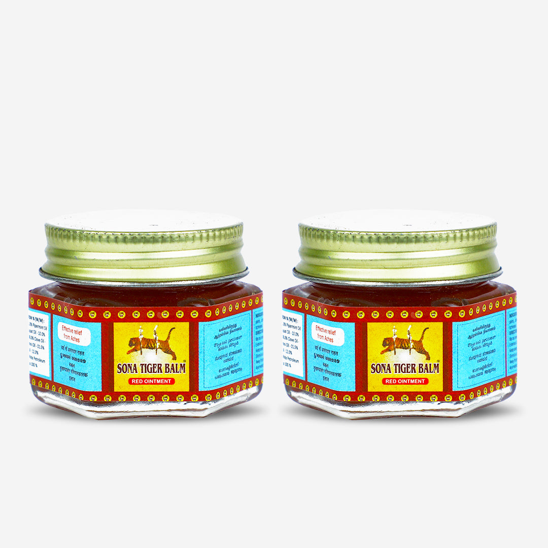Sona Tiger Balm - Pain Relief Balm - 18 g (Pack of 2)