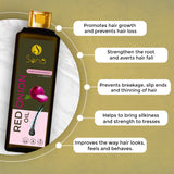 Sona Red Onion Oil - 200 ml (Pack of 1)