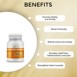 Sona Ashwagandha - General Wellness Tablets - 60 Tablets | Stress Relief | Rejuvenates Mind & Body