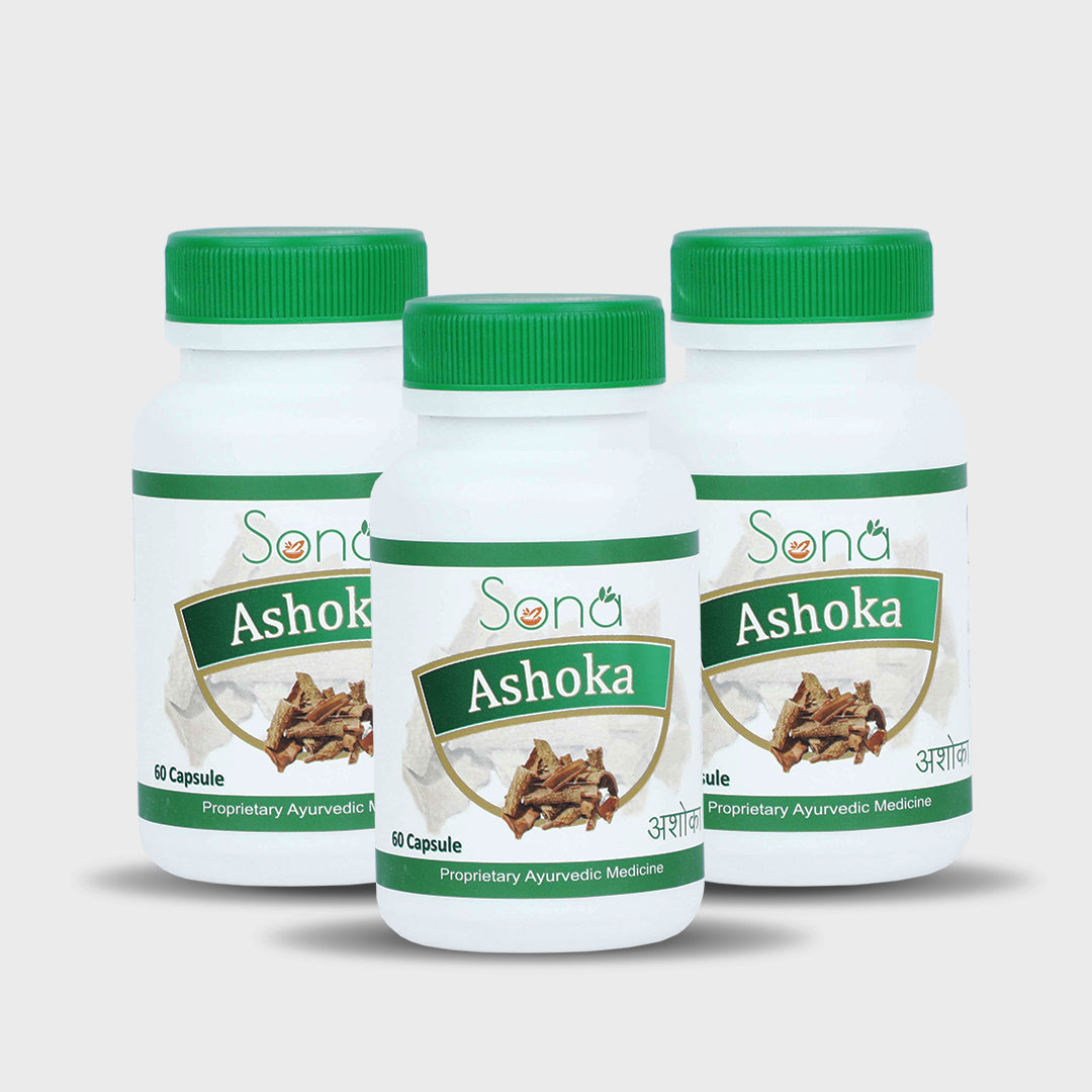 Sona Ashoka Capsules - 60 Capsules (Pack of 3)