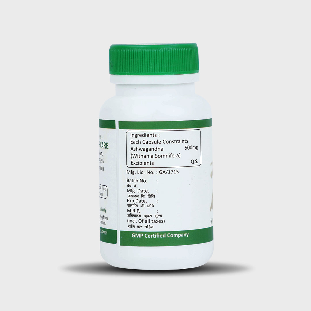 Sona Ashwagandha for Strength of the Stallions - 60 Capsules (Pack of 1)