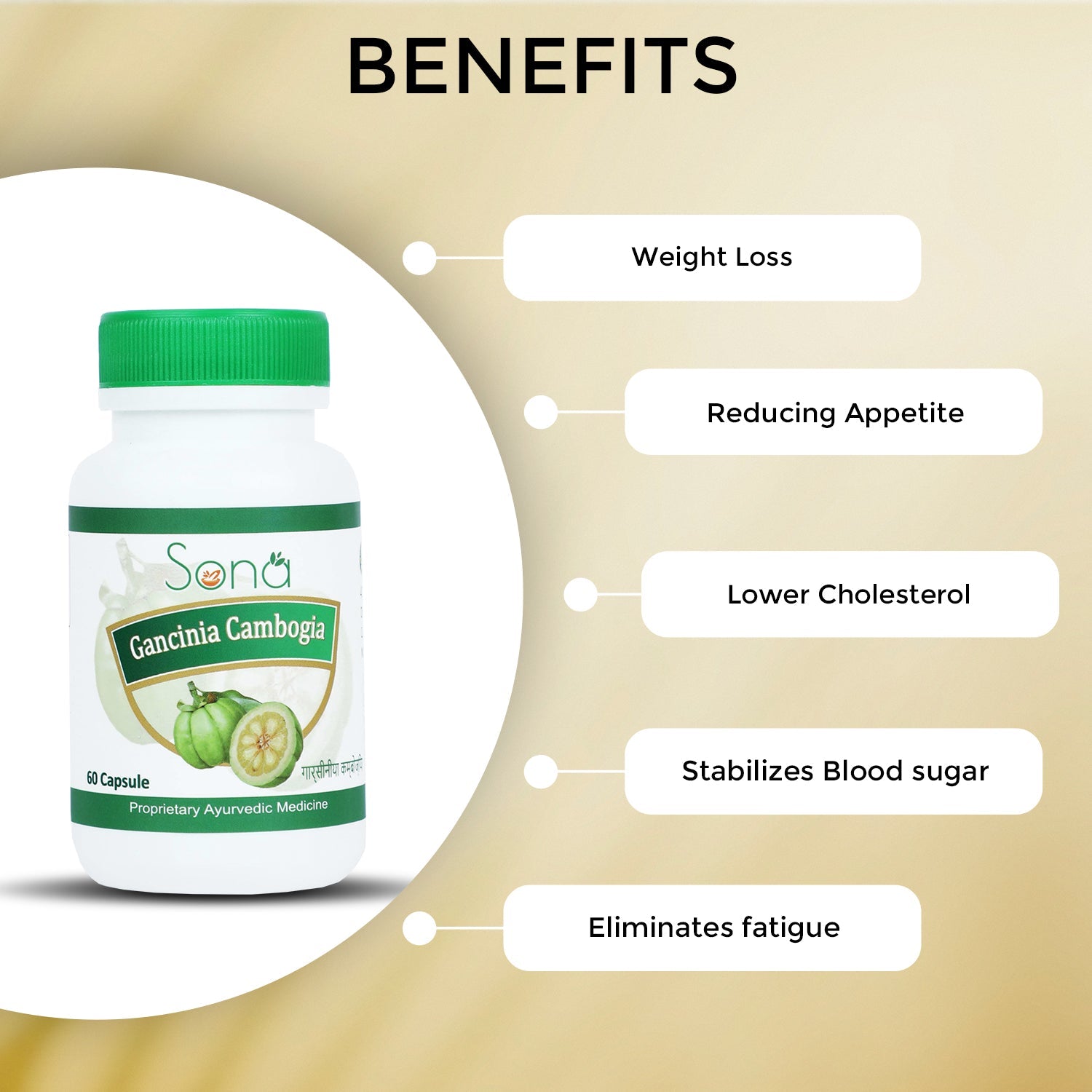 Sona Garcinia Cambogia – Fat to Fit - 60 Capsules (Pack of 2)