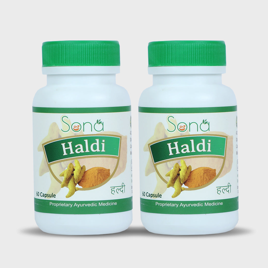 Sona Haldi Capsules - 60 Capsules (Pack of 2)