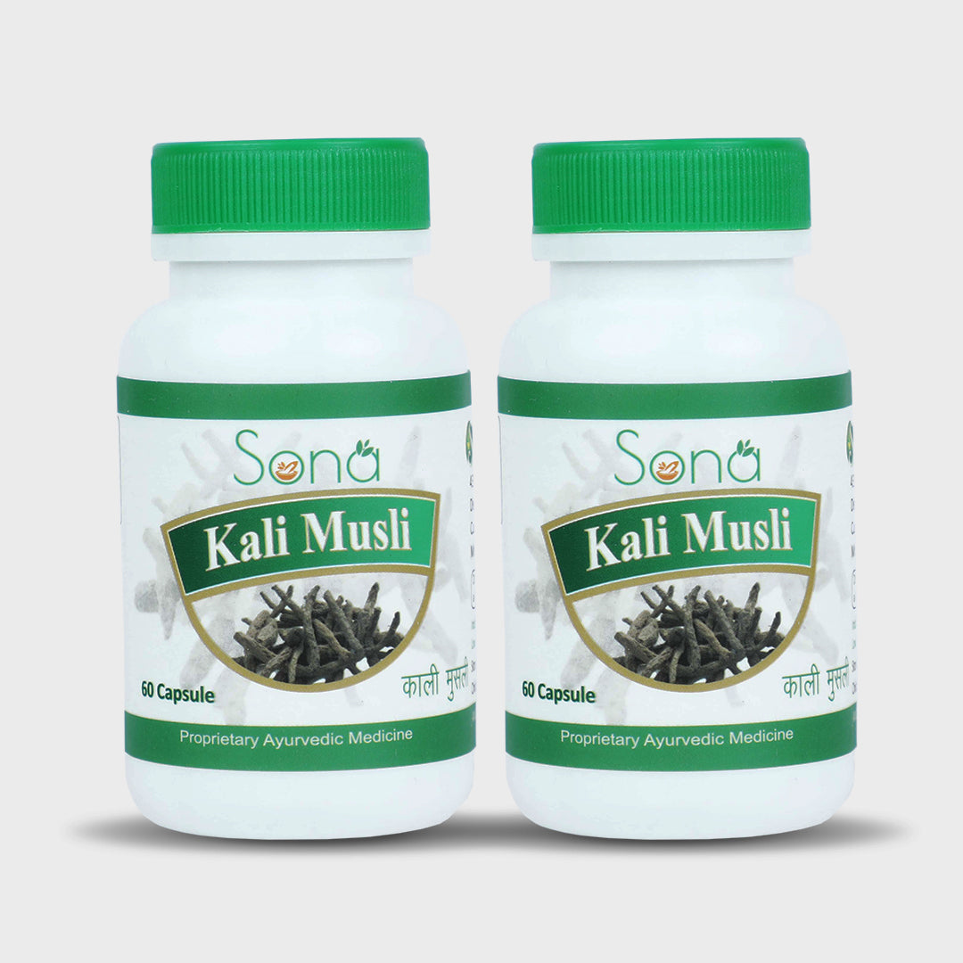 Sona Black Musli- Black is beautiful - 60 Capsules (Pack of 2)