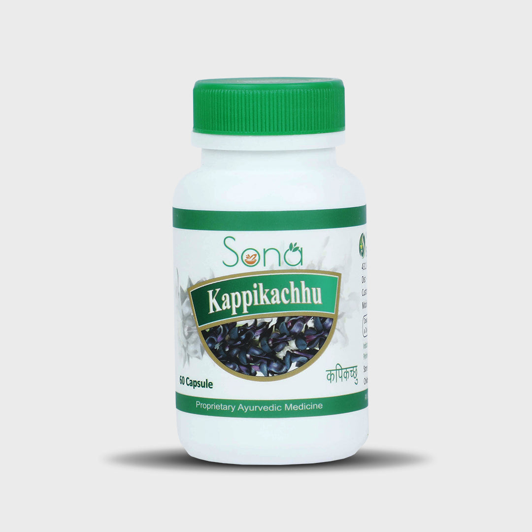 Sona Kappikachhu (Kauncha) Capsules - 60 Capsules (Pack of 1)