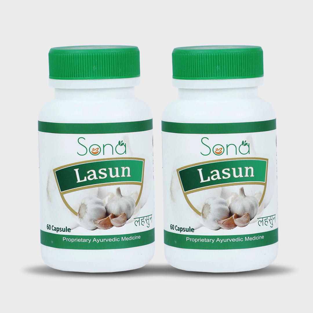 Sona Lasun Capsules - Increases Physical Efficiency - 60 Capsules (Pack of 2)