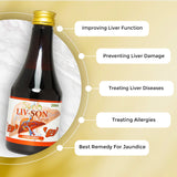 Sona Livson Syrup - Liver Tonic - 200 ml (Pack of 3)