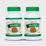 Sona Methi Capsule for Healthy Skin and Hair - 60 Capsules (Pack of 2)