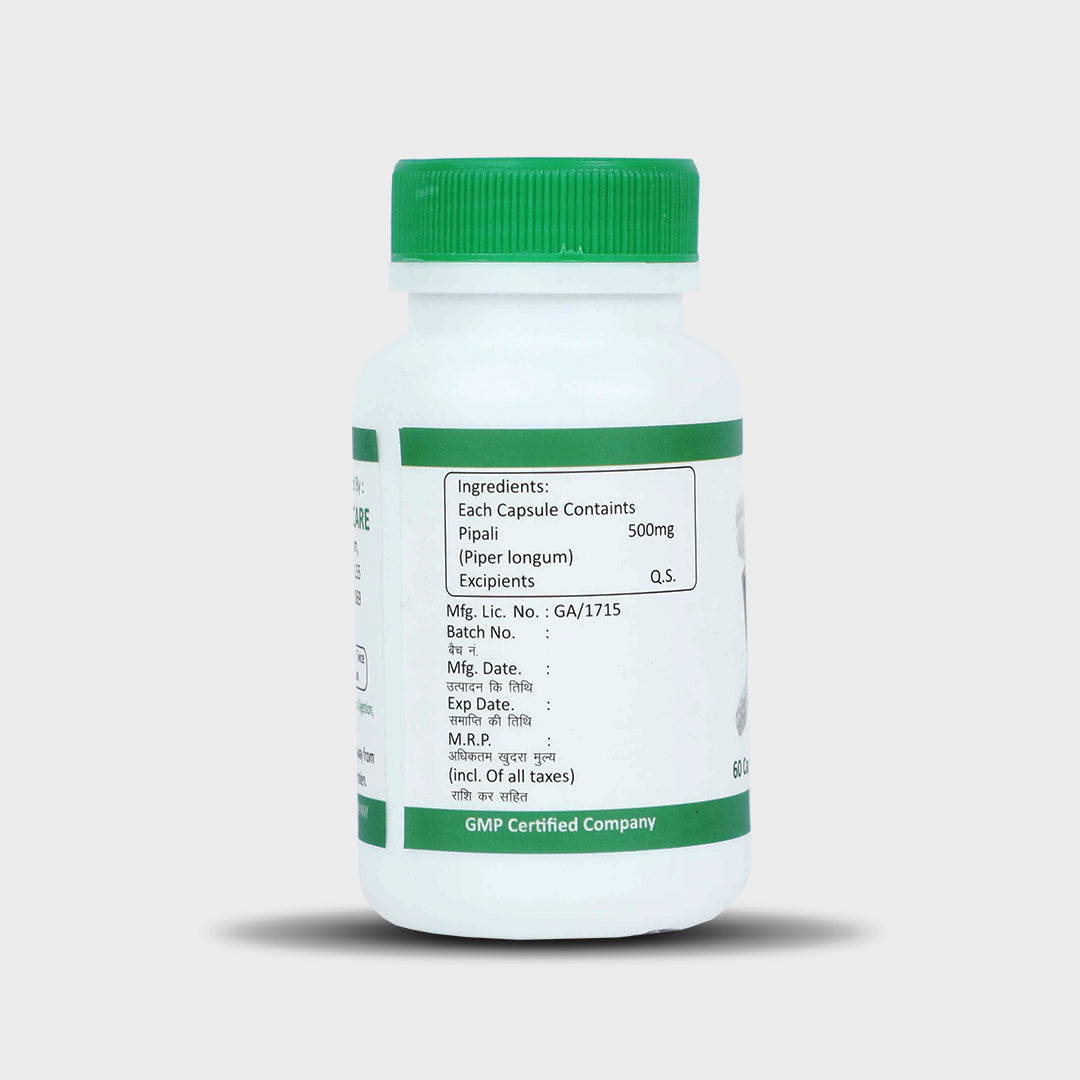 Sona Pipali for Healthy Lungs - 60 Capsules (Pack of 1)