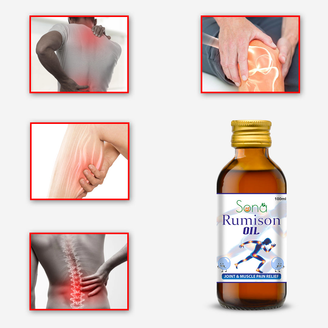 Sona Rumison Oil for Joint & Muscle Pain Relief - 100 ml (Pack of 3)