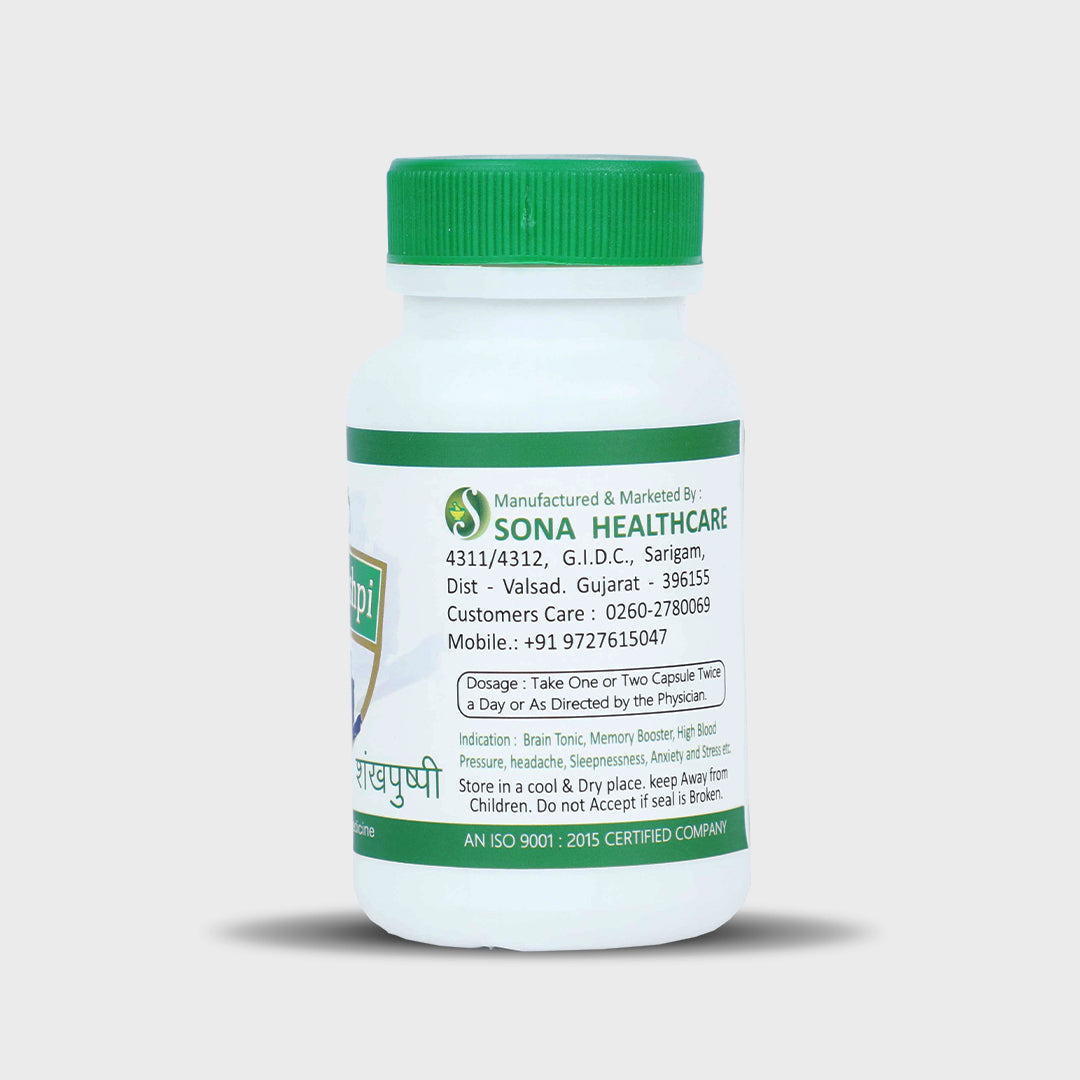 Sona Shankhpusphi Capsules - 60 Capsules (Pack of 1)