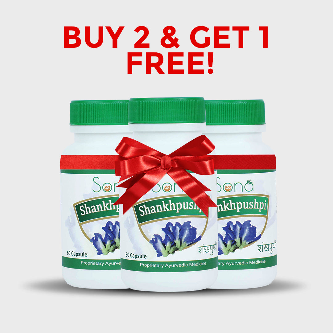 Sona Shankhpusphi Capsules - 60 Capsules (Pack of 1)