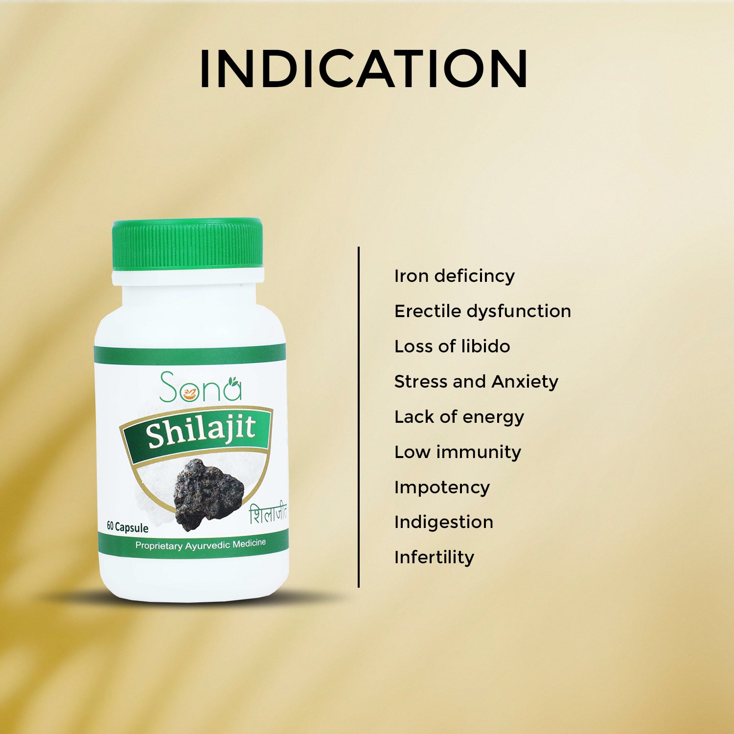 Sona Shilajit - The Power House - 60 Capsules (Pack of 1)