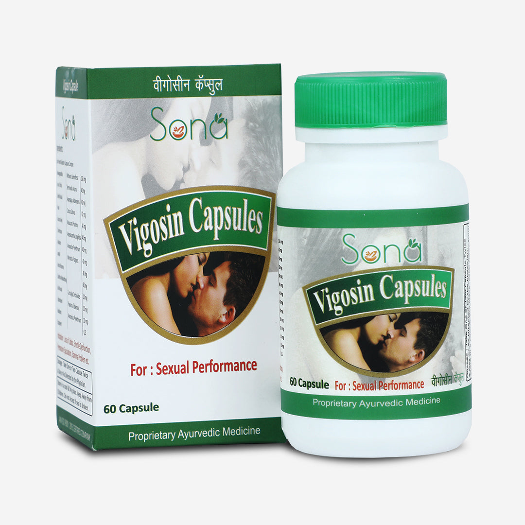 Sona Vigosin Capsules for Vigour & Vitality - 60 Capsules (Pack of 1)