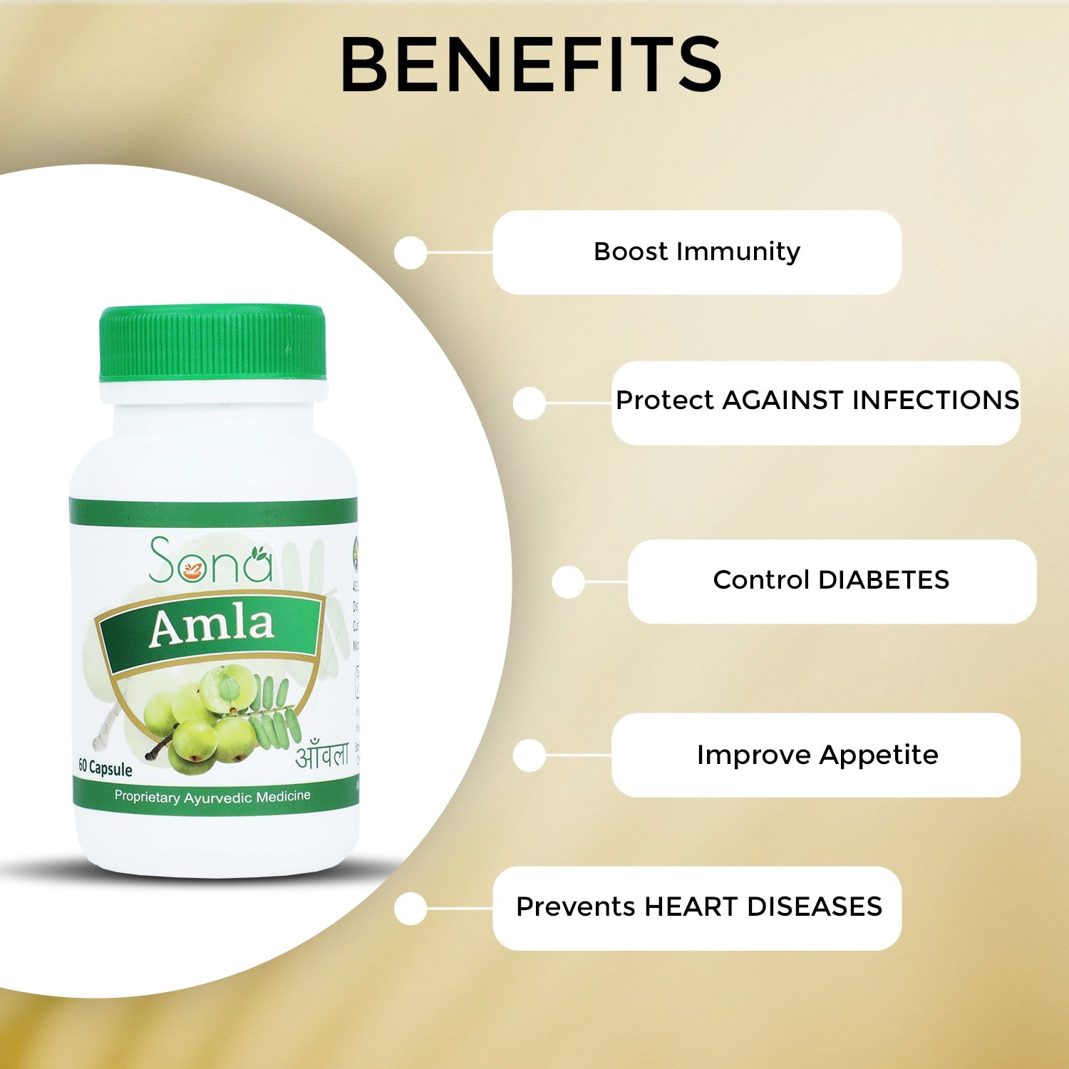 Sona Amla Capsule - 60 capsule (Pack of 3)