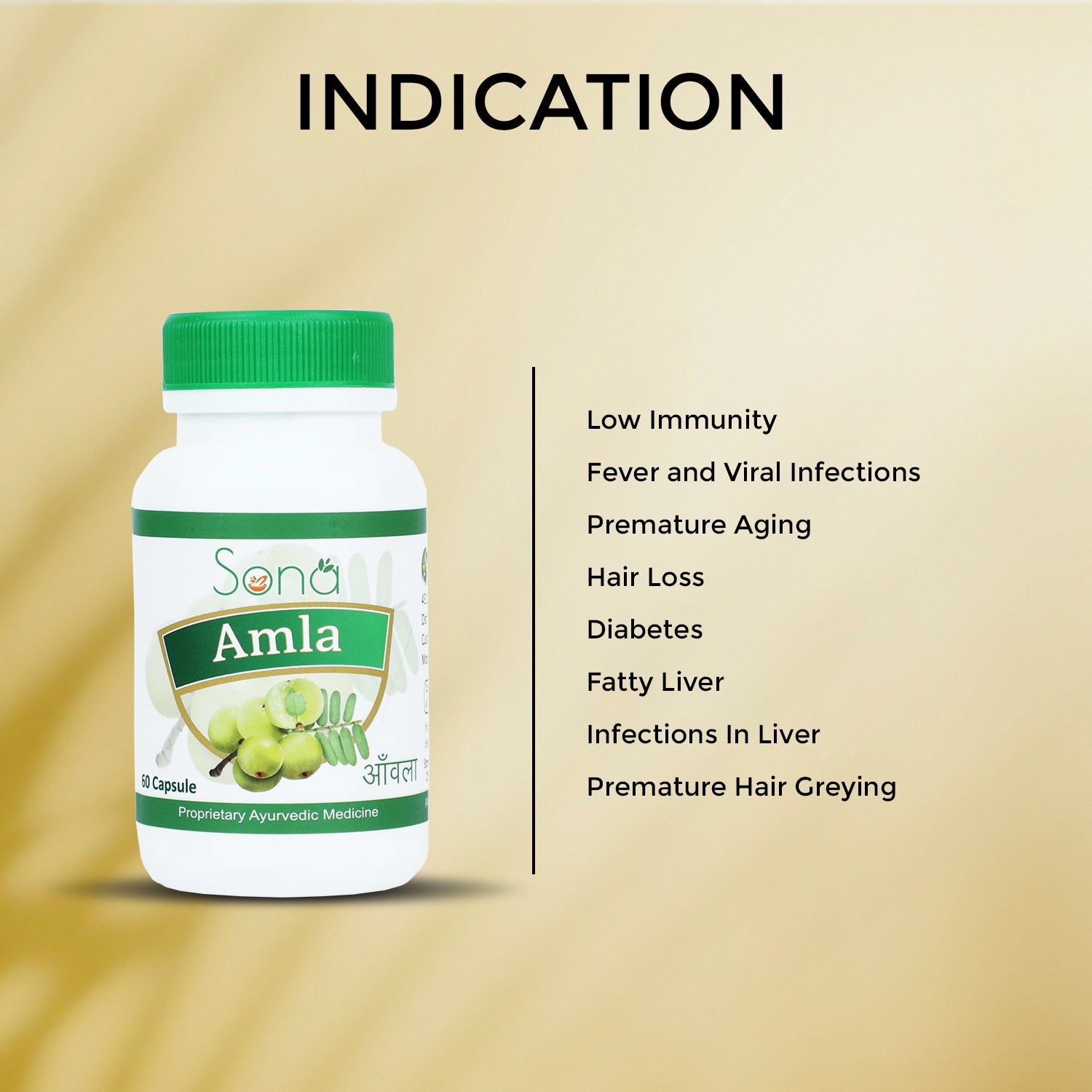 Sona Amla Capsule - 60 capsule (Pack of 3)