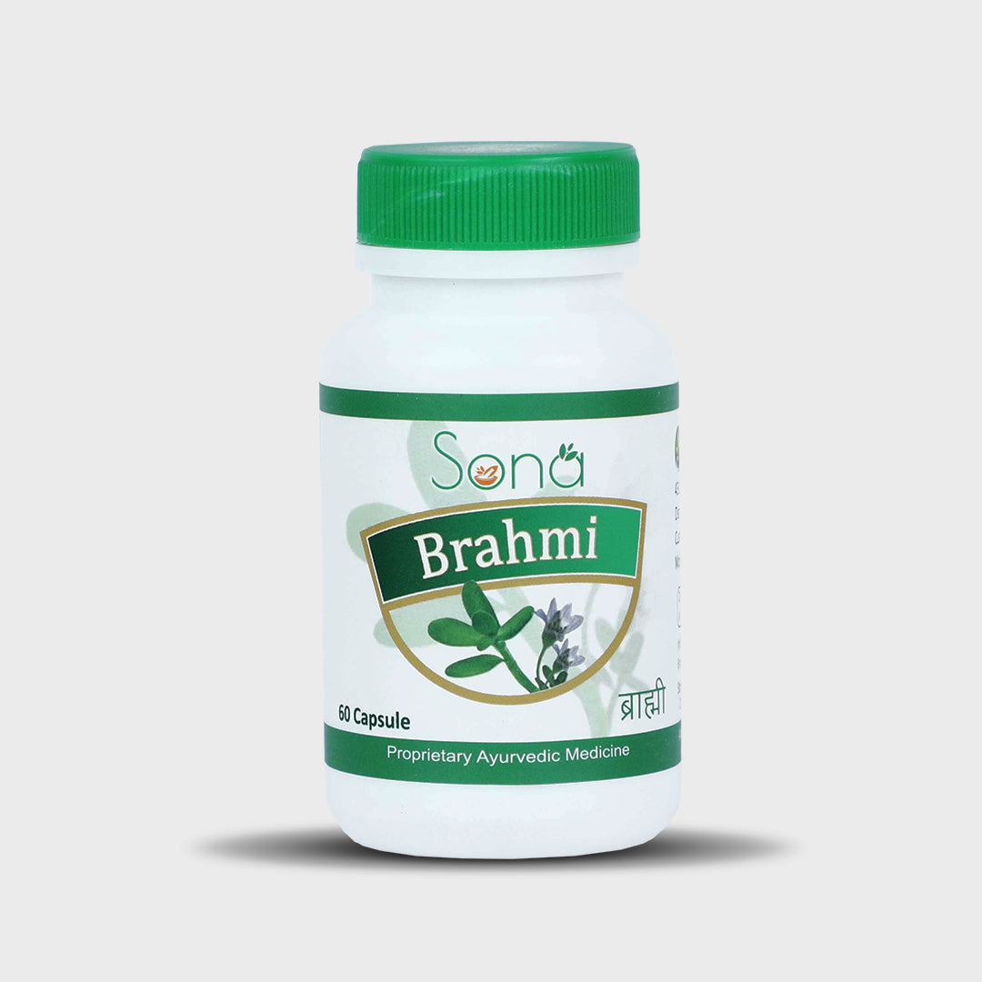 Sona Brahmi Capsules Supports brains - 60 Capsules (Pack of 1)