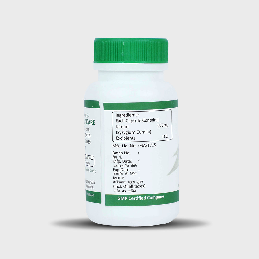 Sona Jamun Seeds Capsules - 60 Capsules  (Pack of 1)