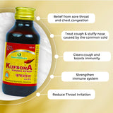 Sona Kufsona Cough Syrup with Honey & Tulsi - 100 ml