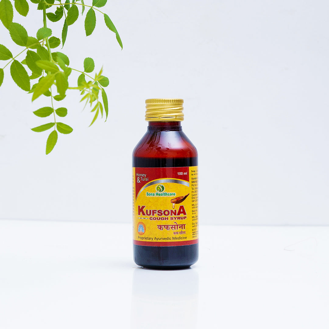 Sona Kufsona Cough Syrup with Honey & Tulsi - 100 ml