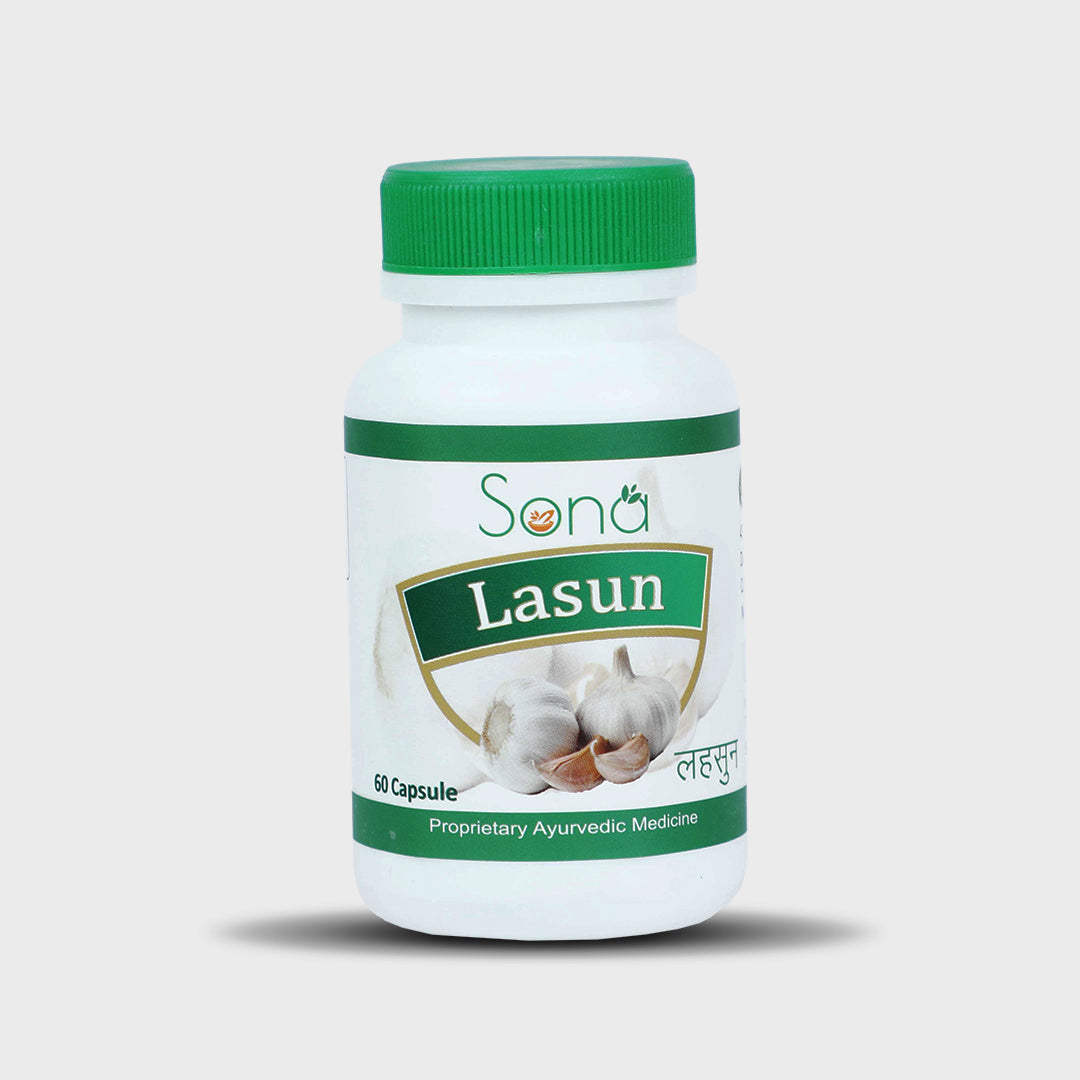 Sona Lasun Capsules - Increases Physical Efficiency - 60 Capsules (Pack of 1)