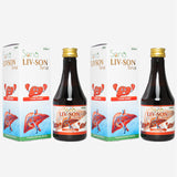 Sona Livson Syrup - Liver Tonic - 200 ml (Pack of 2)