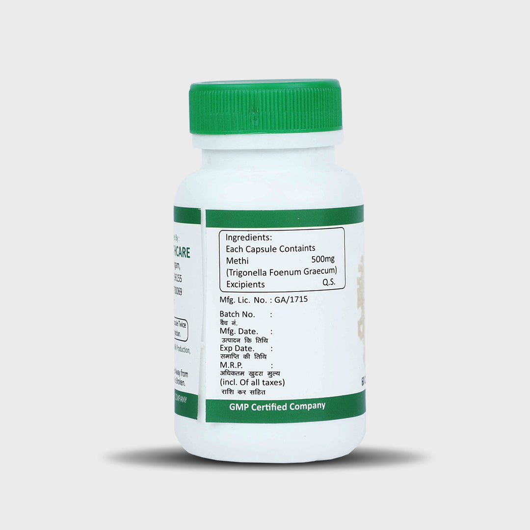 Sona Methi Capsule for Healthy Skin and Hair - 60 Capsules (Pack of 2)
