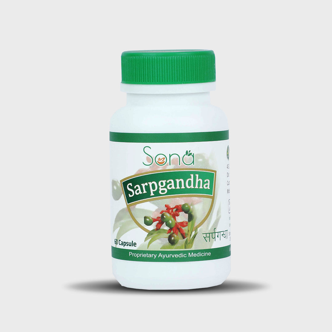 Sona Sarpgandha for Mental Well Being - 60 Capsules (Pack of 1)