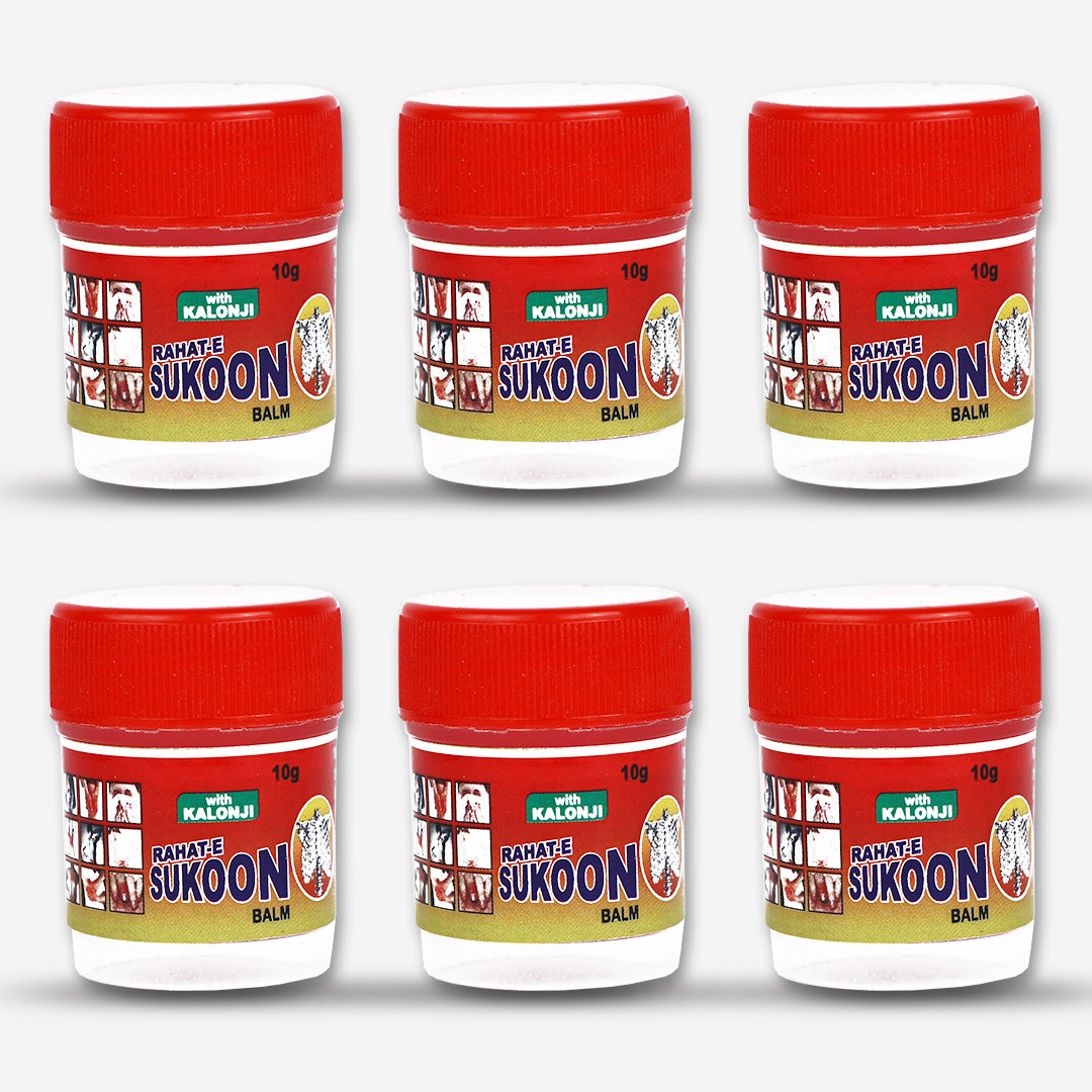 Sona Sukoon Pain Relief Balm - 10 g (Pack of 6)