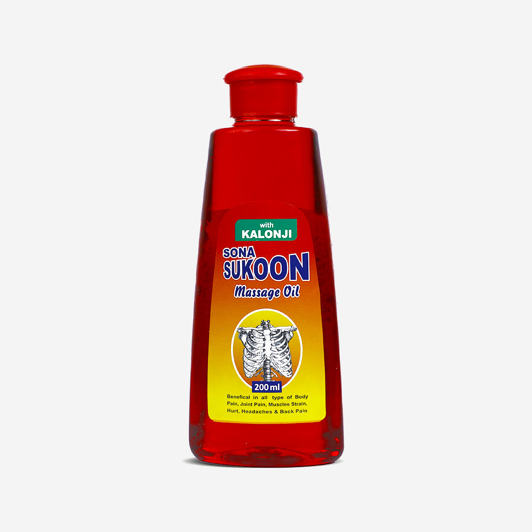 Sona Sukoon Massage Oil for Pain Relief - 200 ml (Pack of 2)