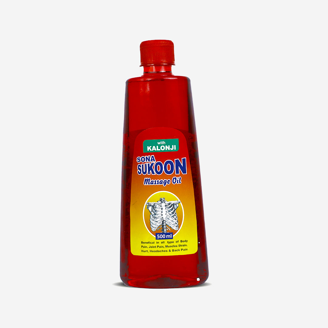 Sona Sukoon Massage Oil for Pain Relief - 500 ml (Pack of 1)