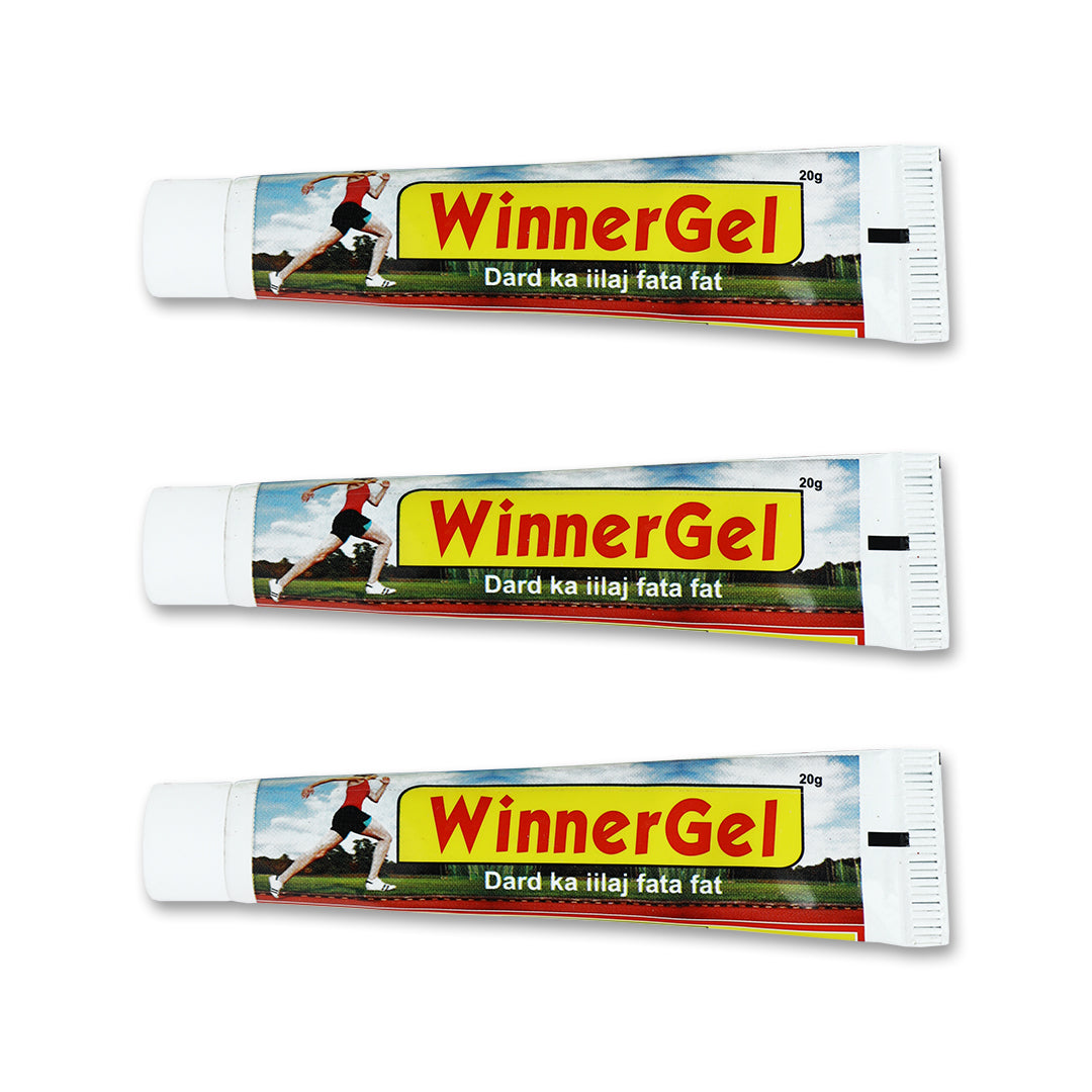 Winner Gel - Instant Pain Relief - 20 g (Pack of 3)