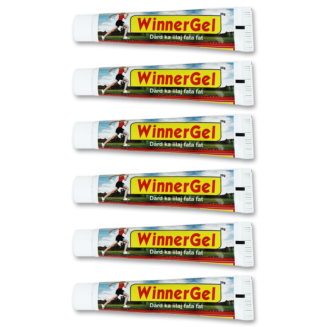 Winner Gel - Instant Pain Relief - 20 g (Pack of 6)