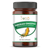 Siberian Ginseng Capsule for Energy, Stamina & Vitality - 60 capsule