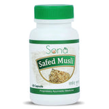 Sona Safed Musli full of Alkaloids, Vitamins and Minerals - 60 Capsules (Pack of 1)