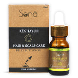 Sona Keshayur Belly Button Oil for Hair & Scalp - 15 ml