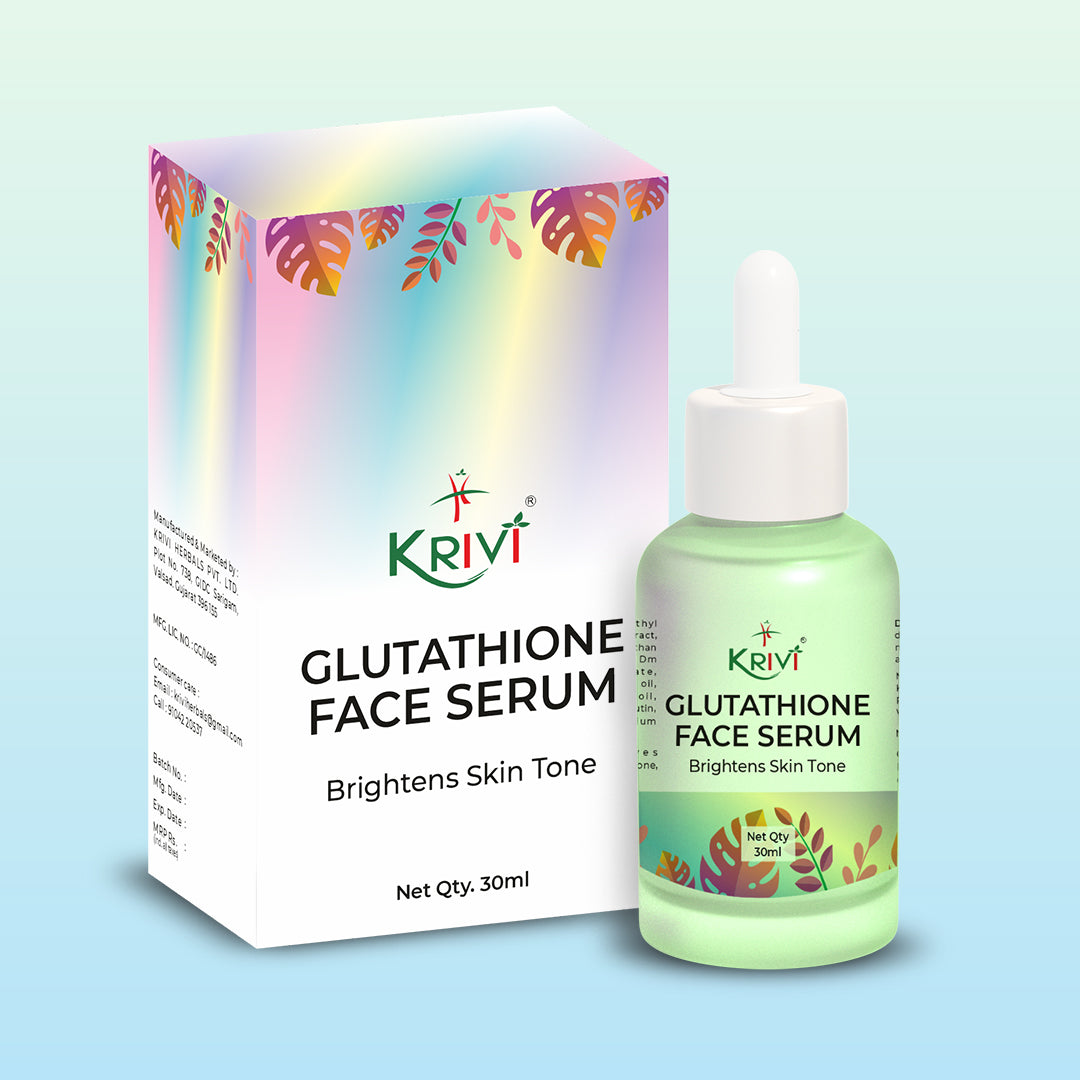 Krivi Glutathione Face Serum Brightens Skin Tone