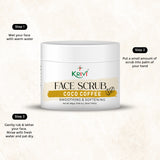 Krivi Coco Coffee Tan Removal Face Scrub (100gm) | Exfoliate Scrub | Blackhead Remover, Whitehead Remover, Dead Skin Remover, Detan Pack | Face Scrub For Women & Men