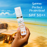 Krivi Sun Screen SPF 50++, Ultra light, for type skin, sun screen for UV , for men and women, 50 gm